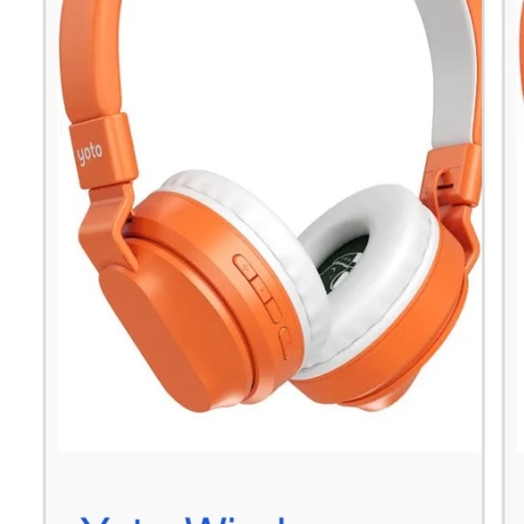 YoTo Wireless Headphones and Case - Picture 2 of 3